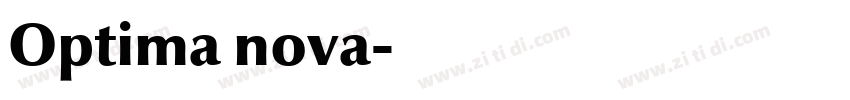 Optima nova字体转换 Optima nova字体转换